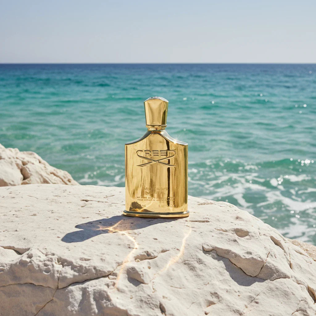 Creed Millésime Impérial gold bottle