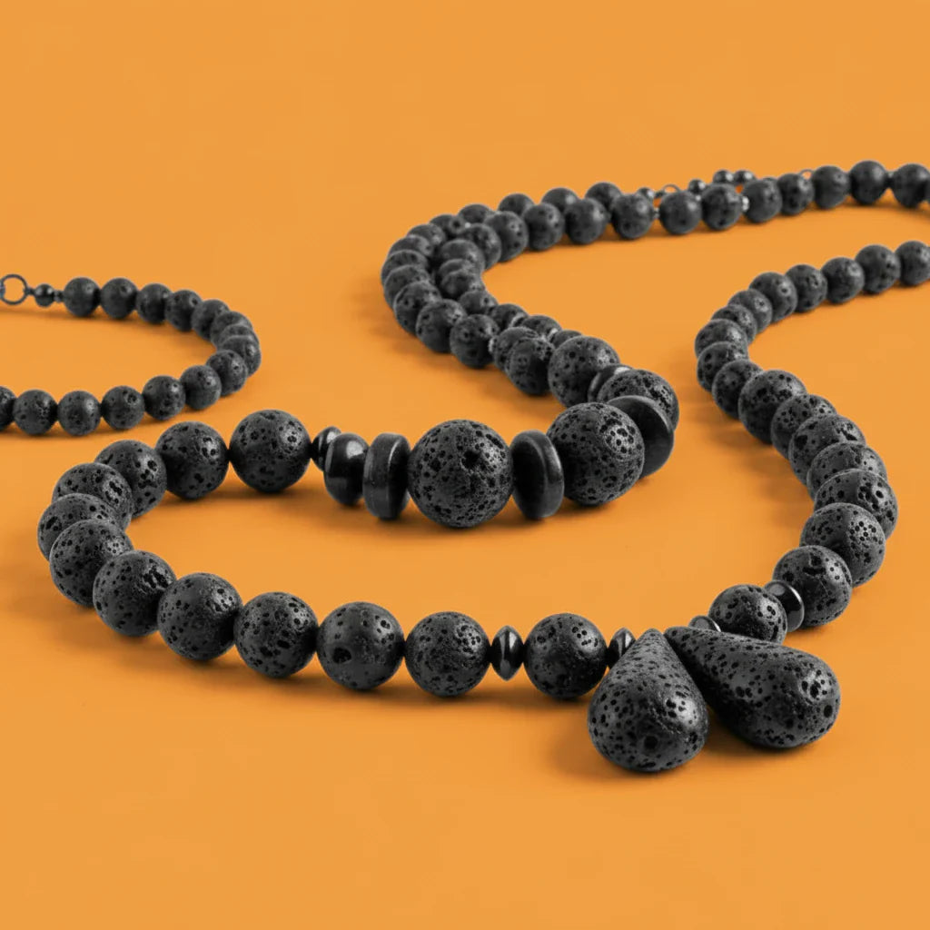Essence of the Volcano Necklaces: Wearable Fire, Earth, and Balinese Spirit