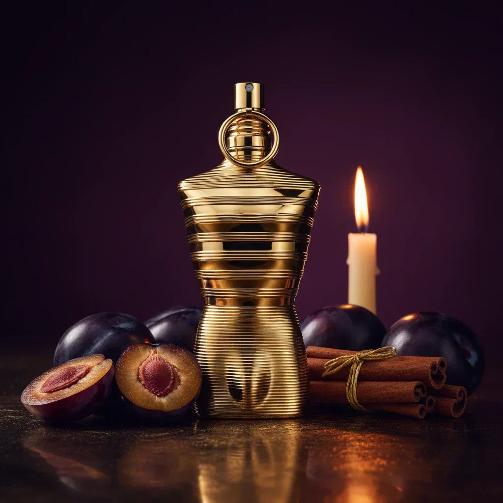 Jean Paul Gaultier Le Male Elixir Absolu gold bottle
