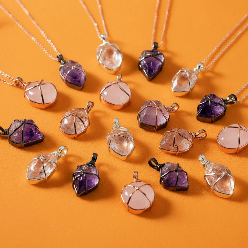 Gemstone Pendant Jewellery: Four Carved Forms, One Language of Stone