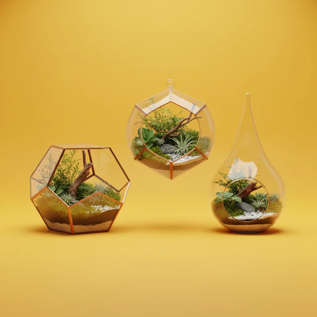 Glass Terrariums: Build a Self-Sustaining Ecosystem in Your Home