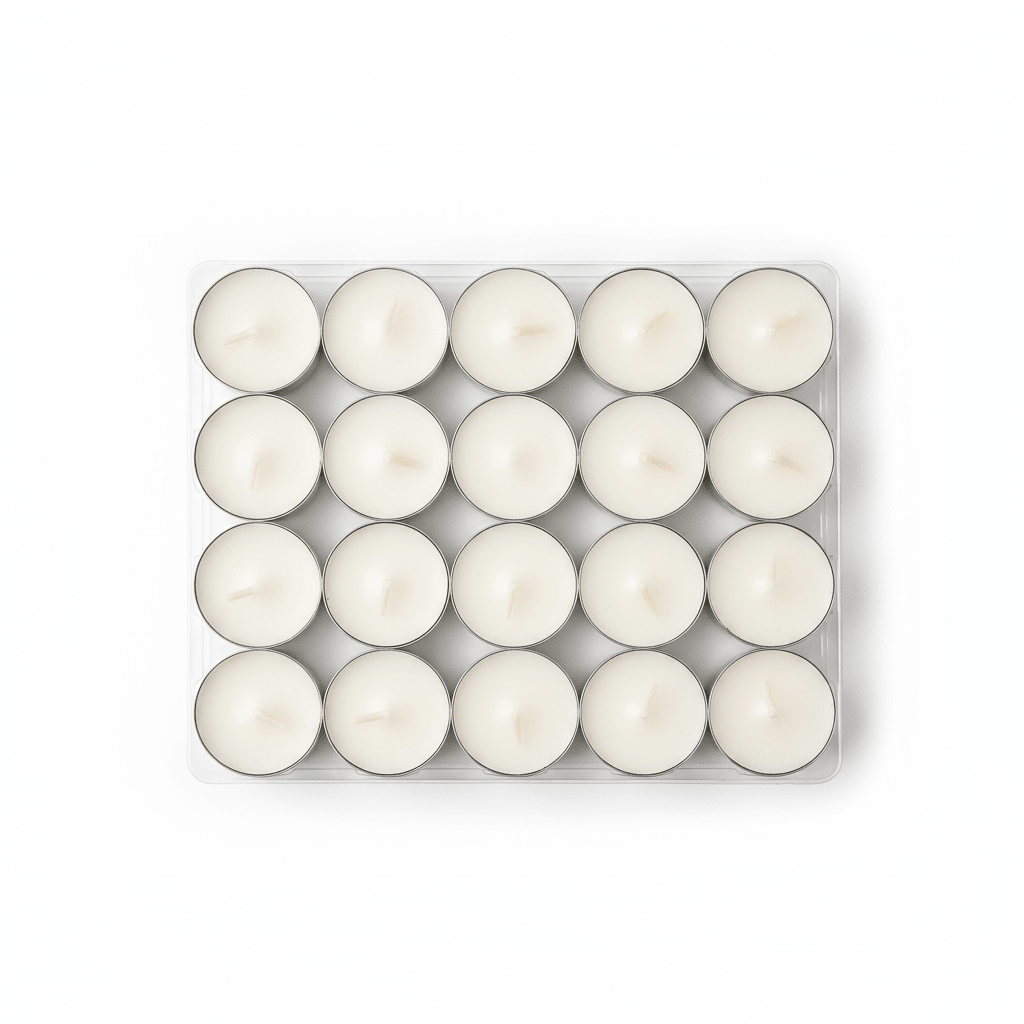 100x Unscented Tealight (4hr)TealightsHeart Notes