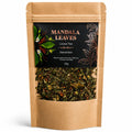Mandala Leaves loose tea package on a white background