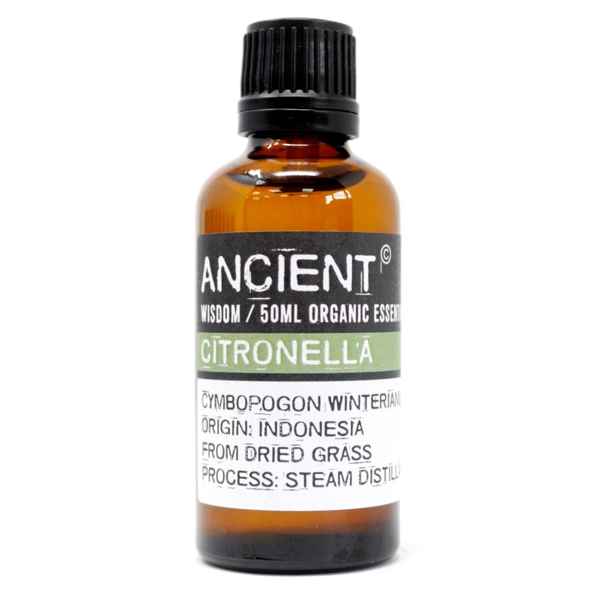 Citronella Organic Essential Oil 50mlOrganic Essential Oils 50mlHeart Notes