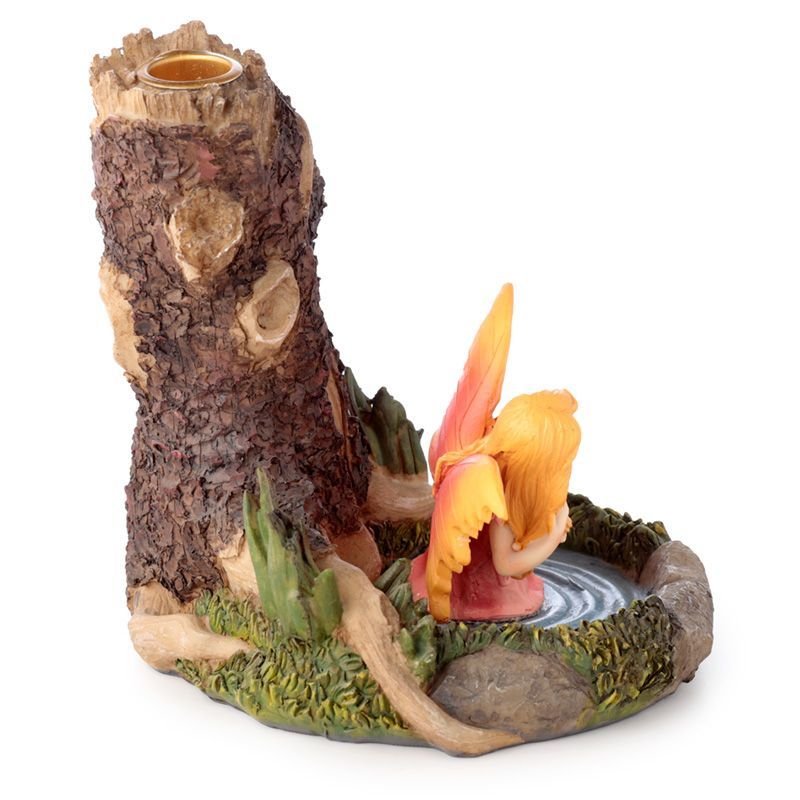 Ancient Tree Fairy Lake Backflow Incense BurnerBackflow Incense BurnerHeart Notes