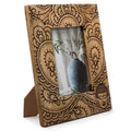 Lrg Mango Wood Picture Frame (for 13x18cm) 28x23x2cm - Buddha - BlackMango Wood Picture FramesHeart Notes