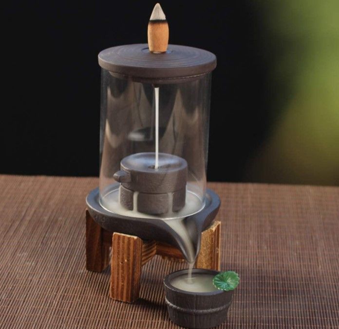Backflow Incense Burner - Teahouse WaterfallBackflow Incense BurnerHeart Notes