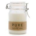 Pure Olive Wax Jar Candle 120x70 - WhitePure Olive Wax CandleHeart Notes