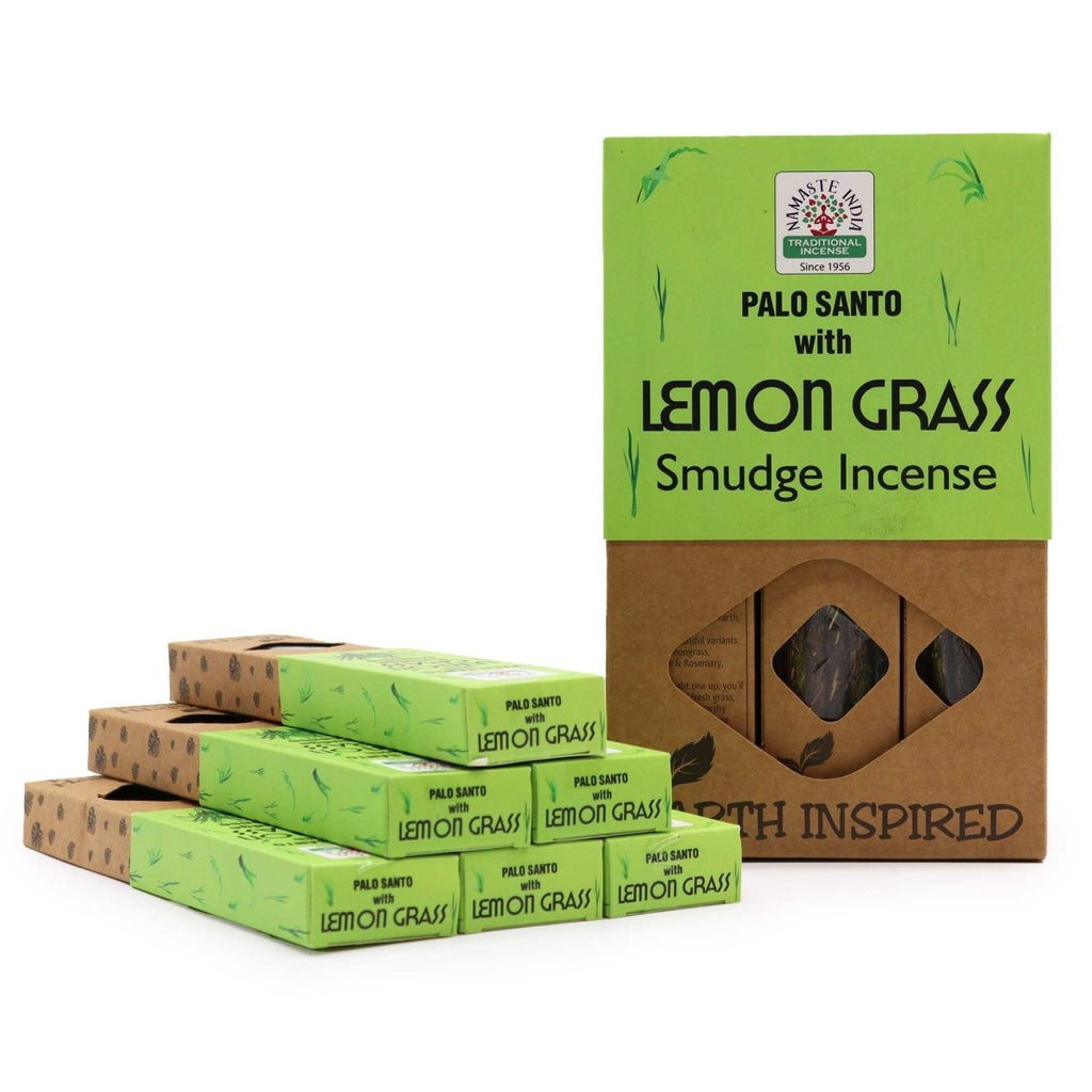 Earth Inspired Smudge Incense - Lemon GrassEarth - Inspired Smudge IncenseHeart Notes