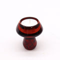 Mushroom Flip Dinner Candle / Tealight Holder - Vampire RedGlass Candle Holders & JarsHeart Notes
