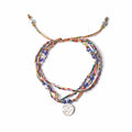 Temple String Bracelet - Om in SerenityTemple String BraceletsHeart Notes
