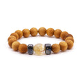 Cedarwood Solar Plexus Chakra Bangle with CitrineCedarwood Chakra BanglesHeart Notes
