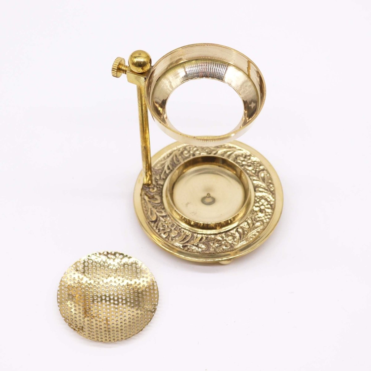 Brass Resin Incense Warmer - AdjustableBrass Resin Incense WarmersHeart Notes