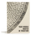 Lokta Inspiration Notebook – Your Words – Large (21x15cm) – 45 Leaves – Includes BookmarkLokta Paper NotebooksHeart Notes