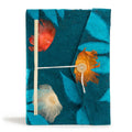Lokta Bold Floral Notebook – Large (21x15cm) – 45 Leaves – Includes Bookmark – Midnight BlueLokta Paper NotebooksHeart Notes