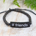 Coco Slogan Bracelets - Friends Pack of 6Coco Slogan BraceletsHeart Notes