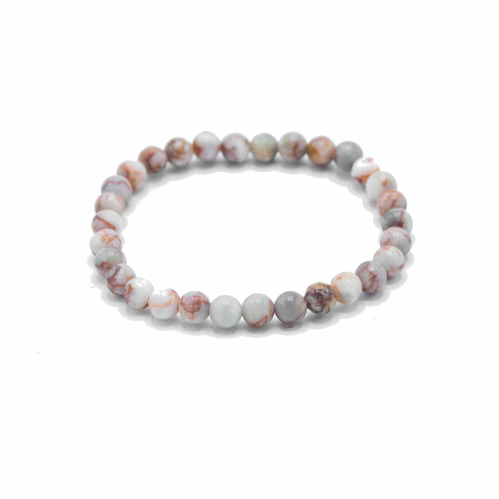Gemstone Manifestation Bracelet - Blood Spider Stone - Family BondsGemstone Bracelets for ManifestationHeart Notes