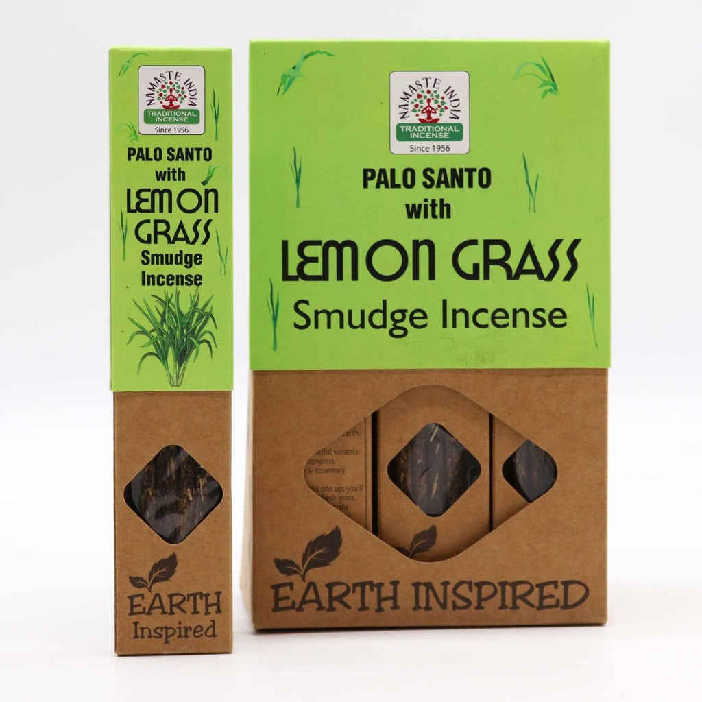 Earth Inspired Smudge Incense - Lemon GrassEarth - Inspired Smudge IncenseHeart Notes