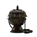 Copper Tibetan Incense Burner - Classic HangingAntique Tibetan Incense HoldersHeart Notes
