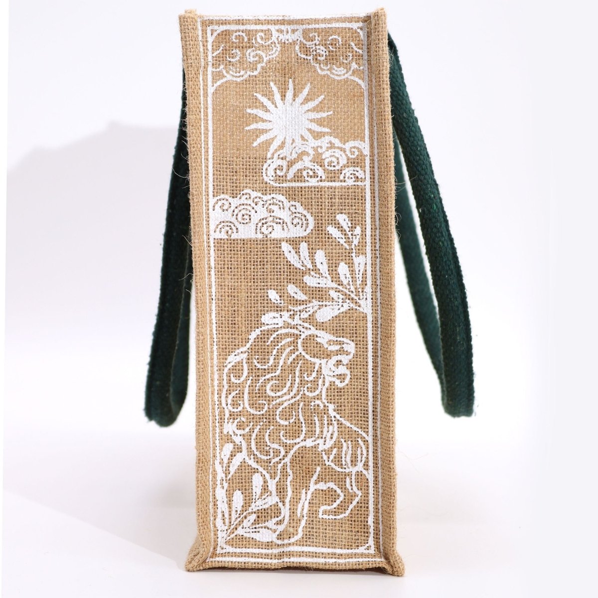 Hop Hare Jute Big Bag - I am StrongHop Hare Jute BagHeart Notes
