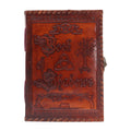 Large Book of Shadows - Dark Tan - 200 pages decle - edged - 25x18x3cmLeather Notebooks – Vintage Style JournalsHeart Notes