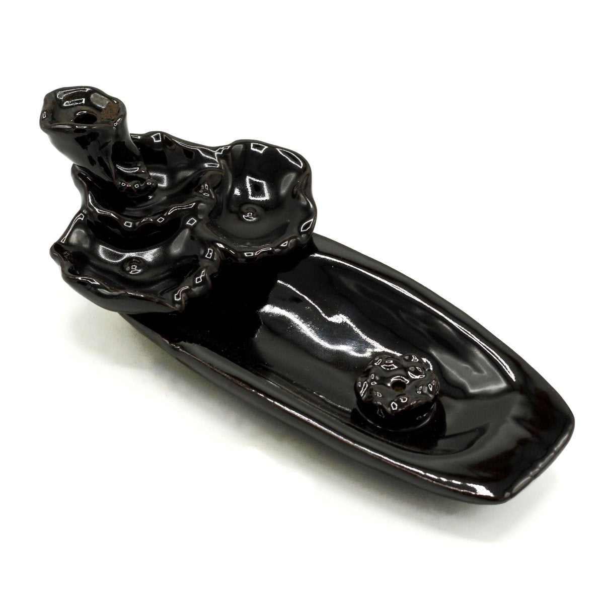 Backflow Incense Burner - Lotus Pond & Incense Stick HolderBackflow Incense BurnerHeart Notes