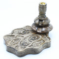 Med Mango Wood Backflow Burner - Tree of LifeMango Wood Backflow BurnerHeart Notes