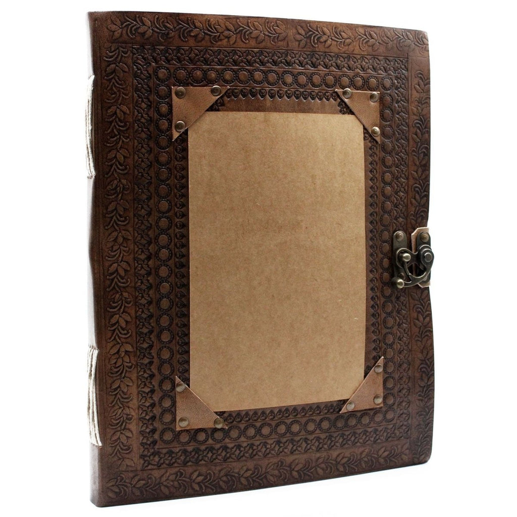 Huge Customisable Visitor Leather Book 10x13 (200 pages)Leather Notebooks – Vintage Style JournalsHeart Notes