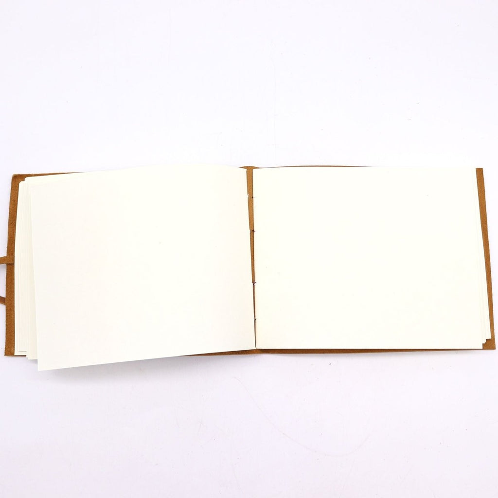 Leather Sketchbook Golden Tree - 144 pages - 18x23cmLeather Notebooks – Vintage Style JournalsHeart Notes