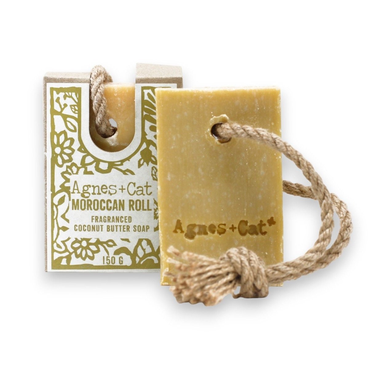 Agnes + Cat Soap On A Rope - Moroccan RollAgnes + Cat Soap on a RopeHeart Notes