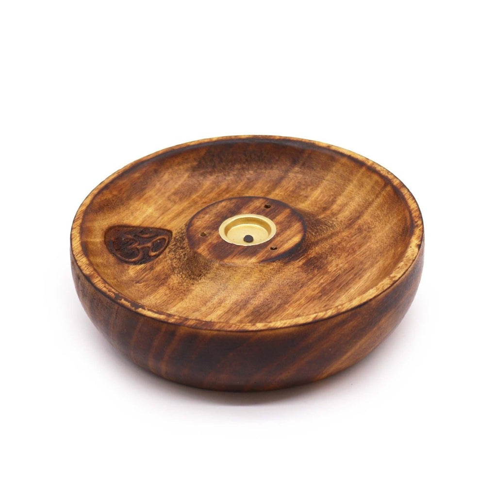 Incense Stick & Cone Burner Disc - OmIncense HoldersHeart Notes