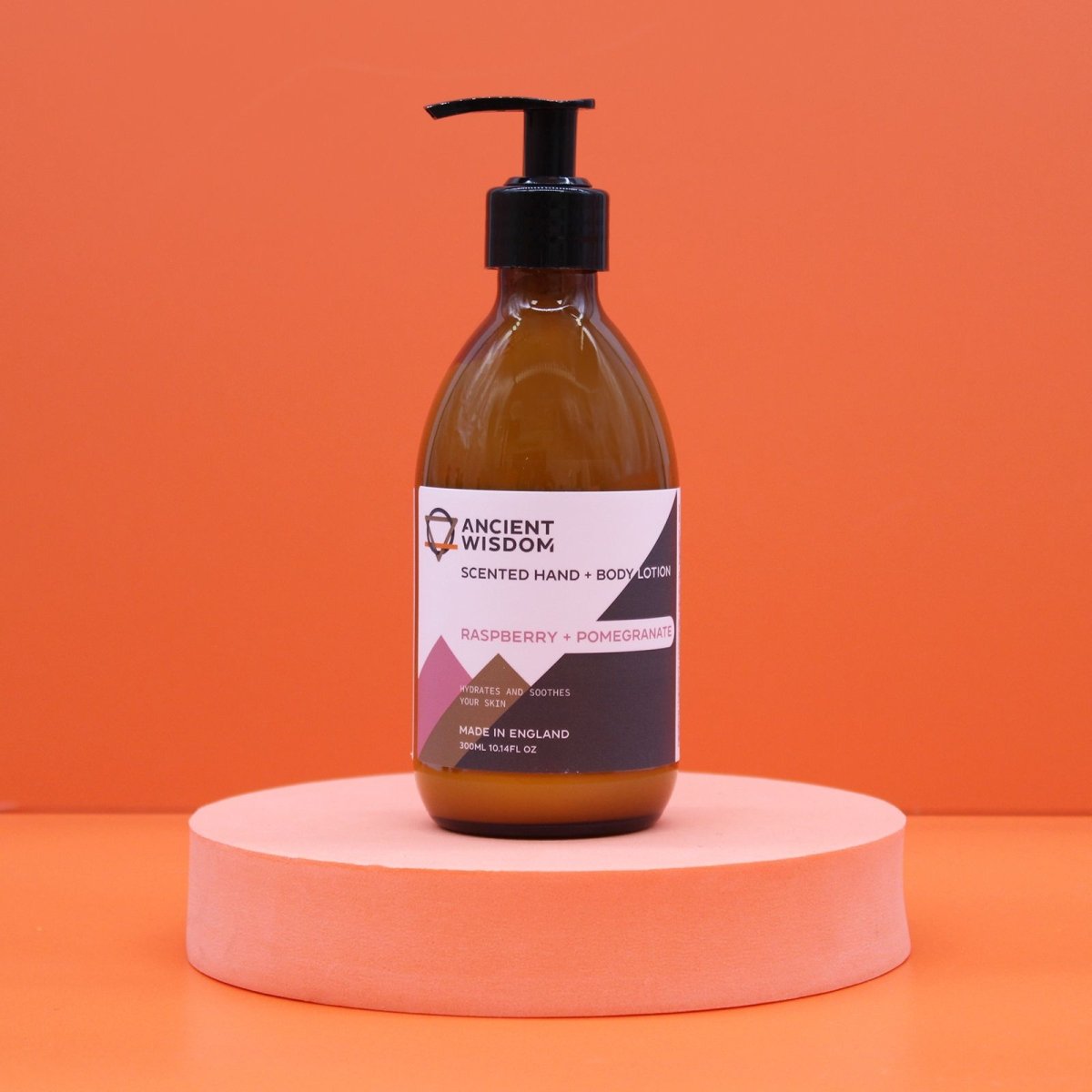 Raspberry & Pomegranate Lotion 300mlFragranced Hand & Body LotionsHeart Notes