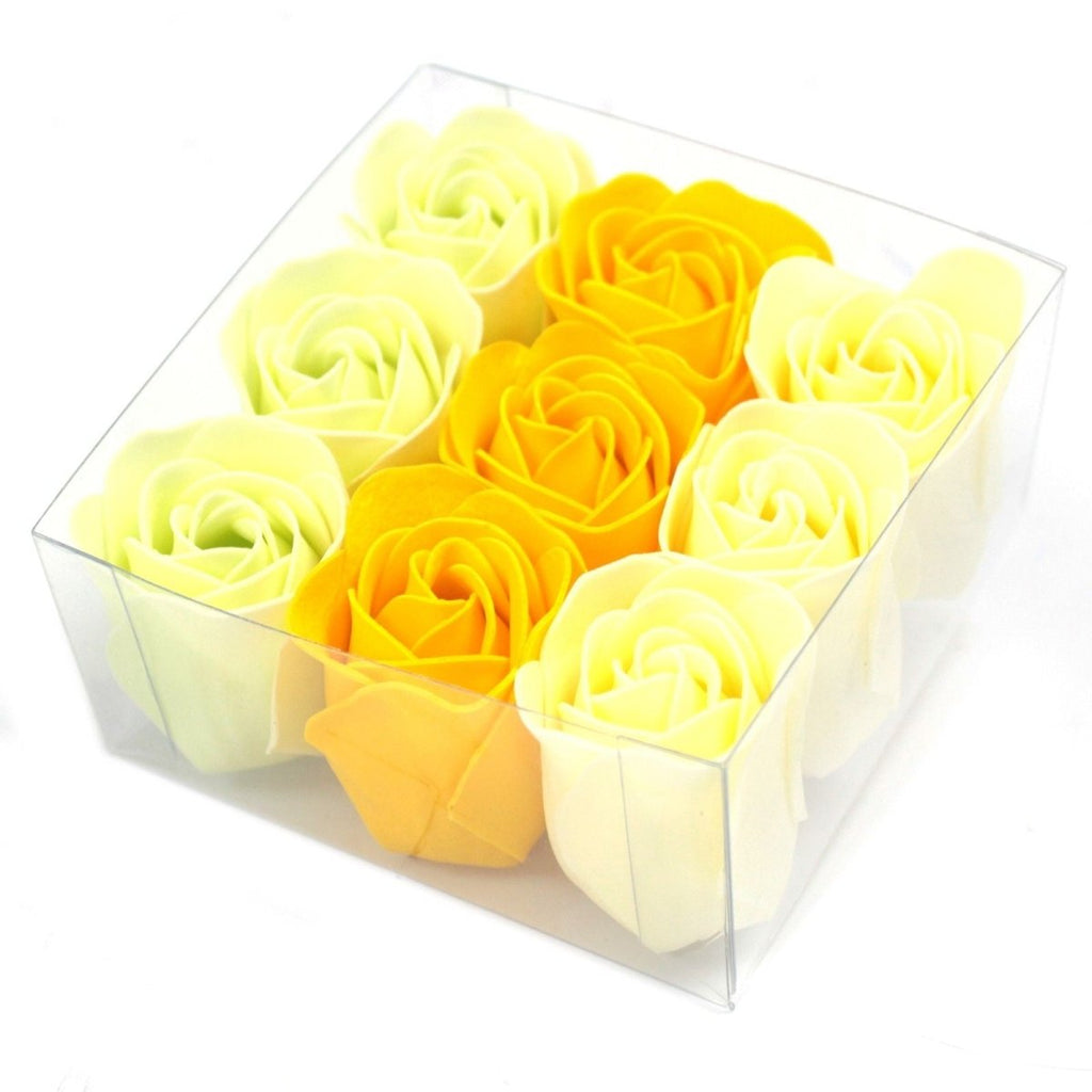 Set of 9 Soap Flowers - Spring RosesLuxury Soap FlowersHeart Notes