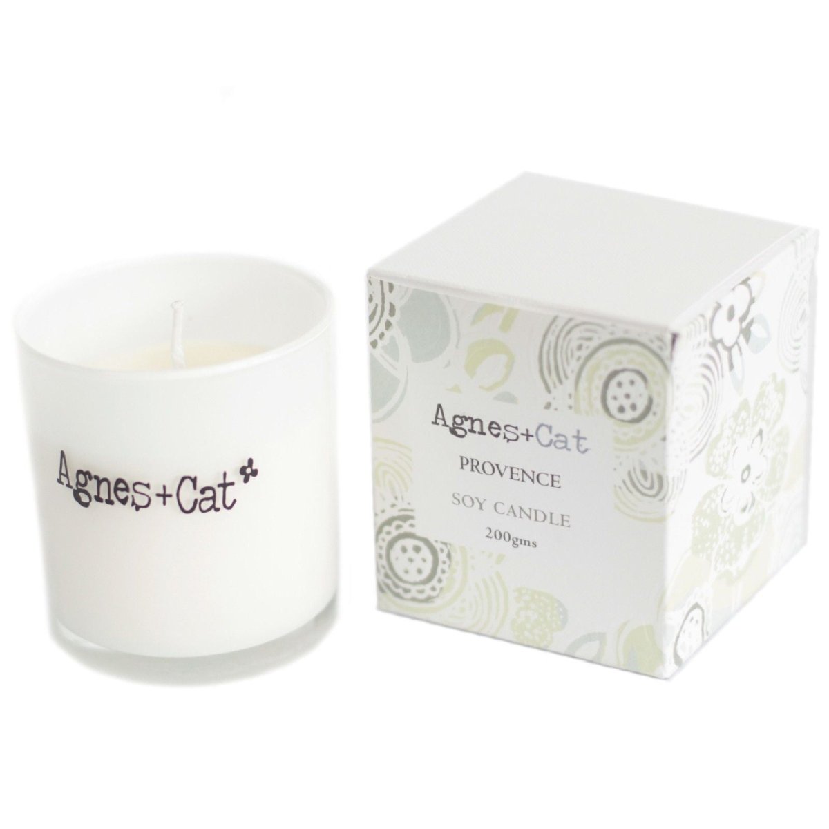 Agnes + Cat Votive Candle - ProvenceAgnes + Cat Soy Wax Votive Candles 200gHeart Notes