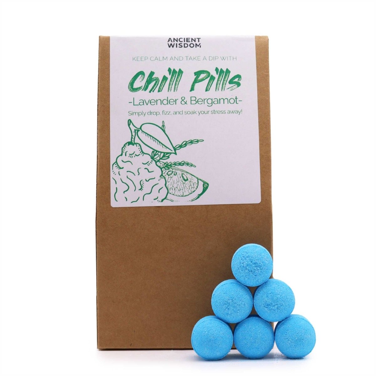 Chill Pills Gift Pack 350g - Lavender & BergamotChill Pill Gift PacksHeart Notes