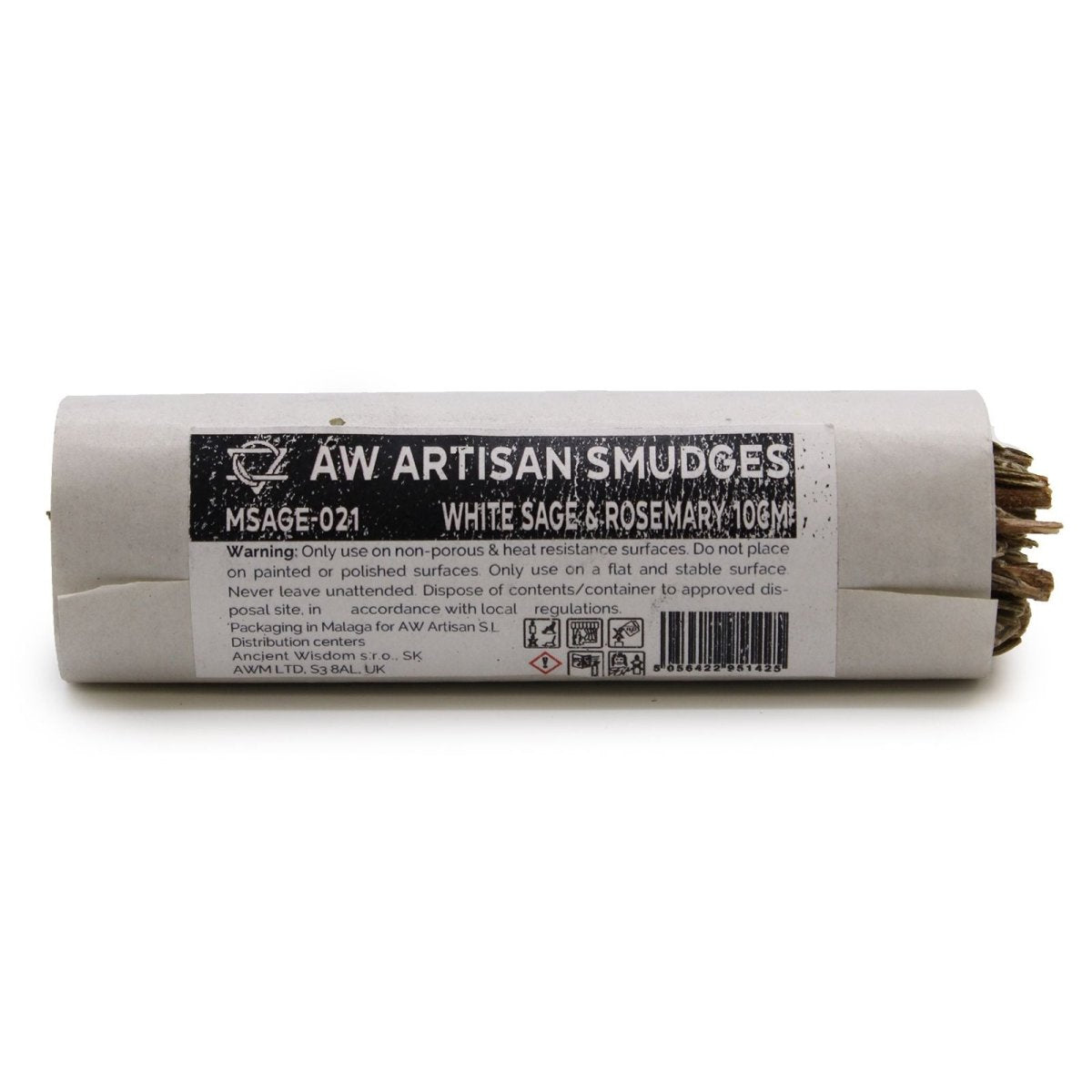 Smudge Stick - White Sage & Rosemary 10cmSmudge Sticks - individually wrappedHeart Notes