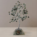 Gemstone Tree with Organite Base - 160 Stone - Moss AgateGemstone Tree with Orgonite BaseHeart Notes