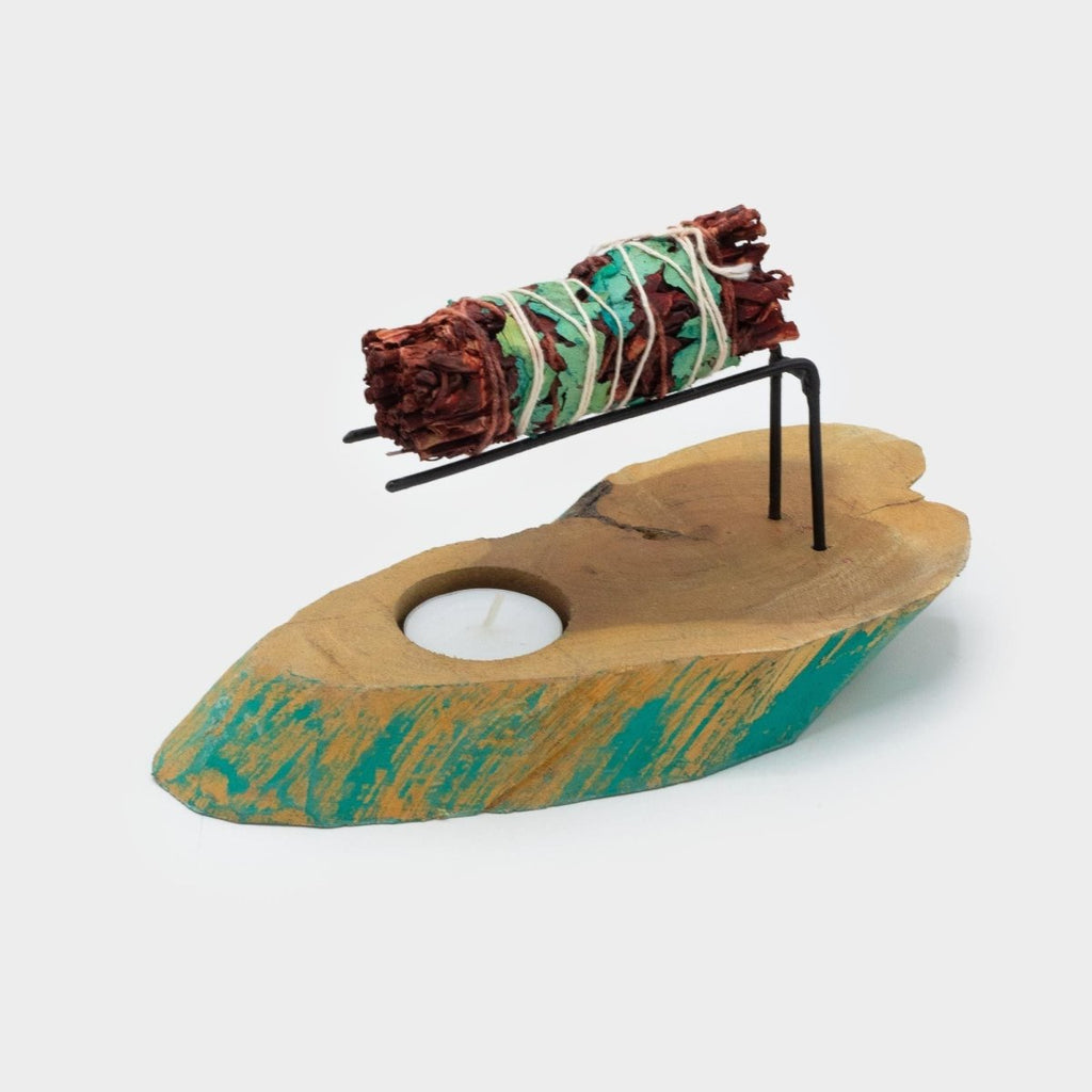Palo Santo Heater - Greenwash Gamel WoodPalo Santo HeatersHeart Notes