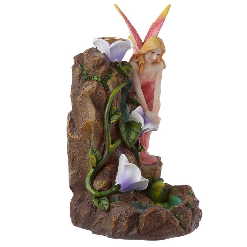 Fairy Flower Garden Waterfall Backflow Incense BurnerBackflow Incense BurnerHeart Notes
