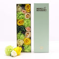 Long Box - Spring Celibrations - Yellow & GreensSoap Flower Gift BoxesHeart Notes