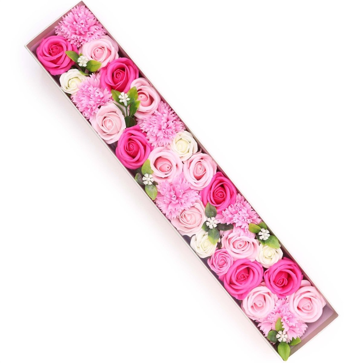 Extra Long Box - Baby Blessings - PinksSoap Flower Gift BoxesHeart Notes