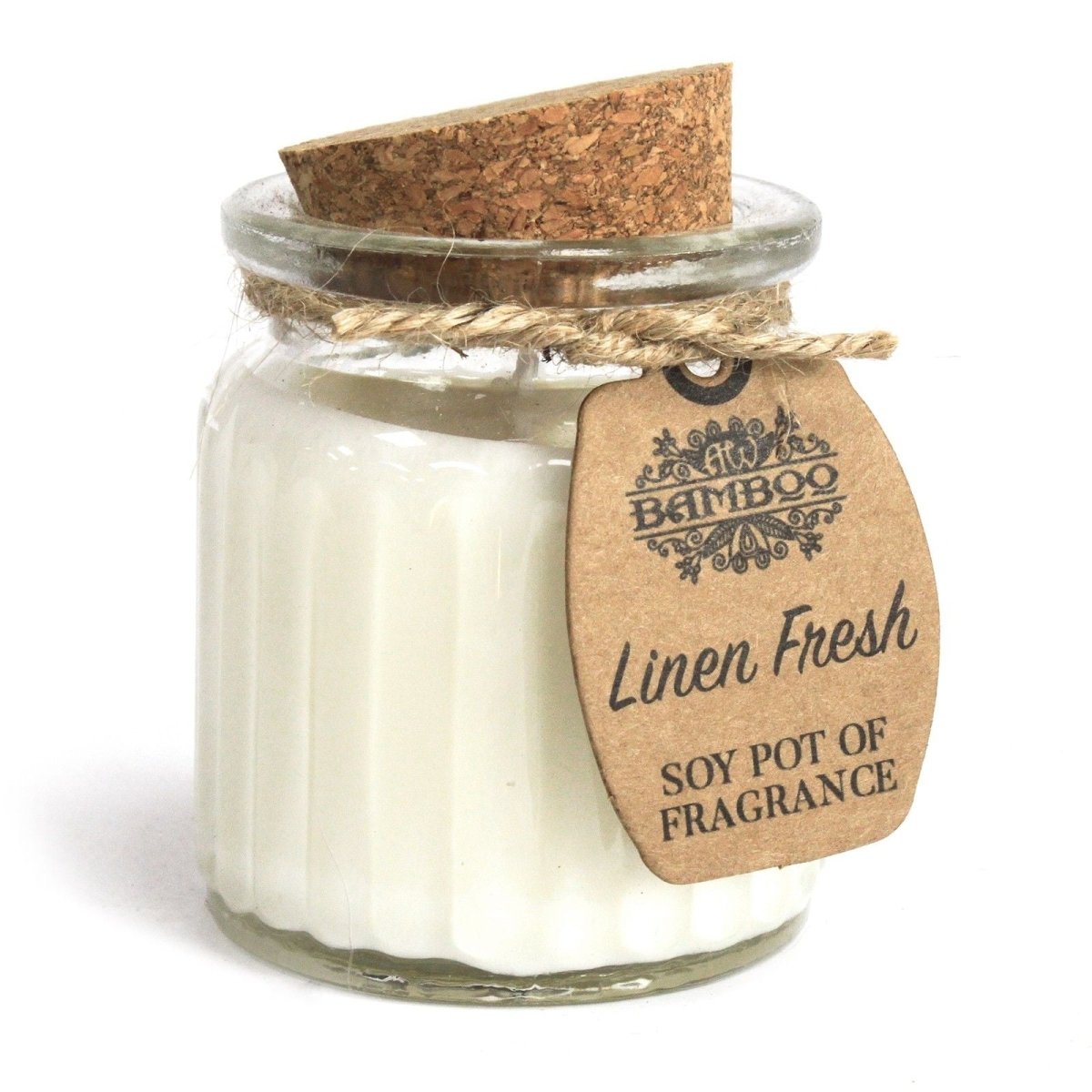 Linen Fresh Soy Pot of Fragrance CandlesSoy Pot of Fragrance CandleHeart Notes