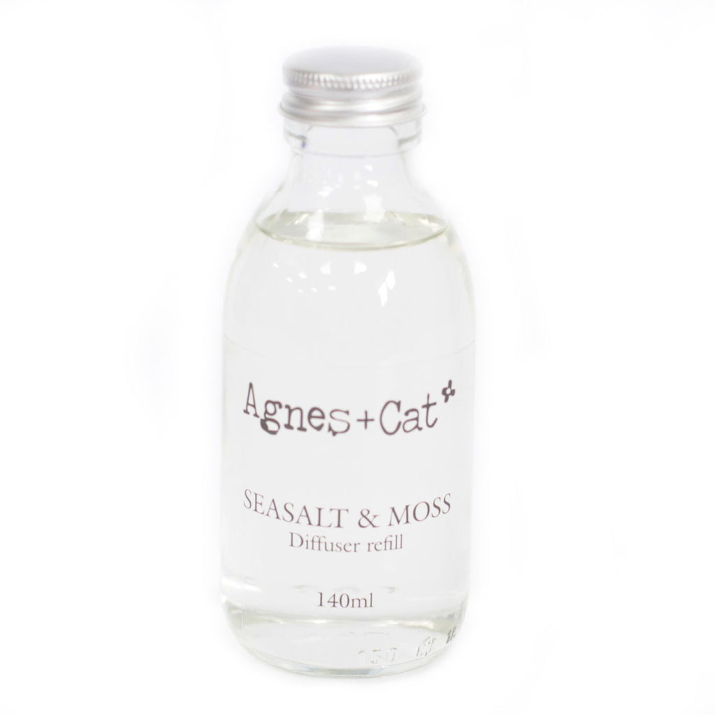 Agnes + Cat Reed Diffuser Refill - Seasalt and Moss 150ml