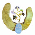 Gemstone Tree Garden - Mango Wood Open Ring - Seven Chakra - 60 chipstonesGemstone Tree GardensHeart Notes