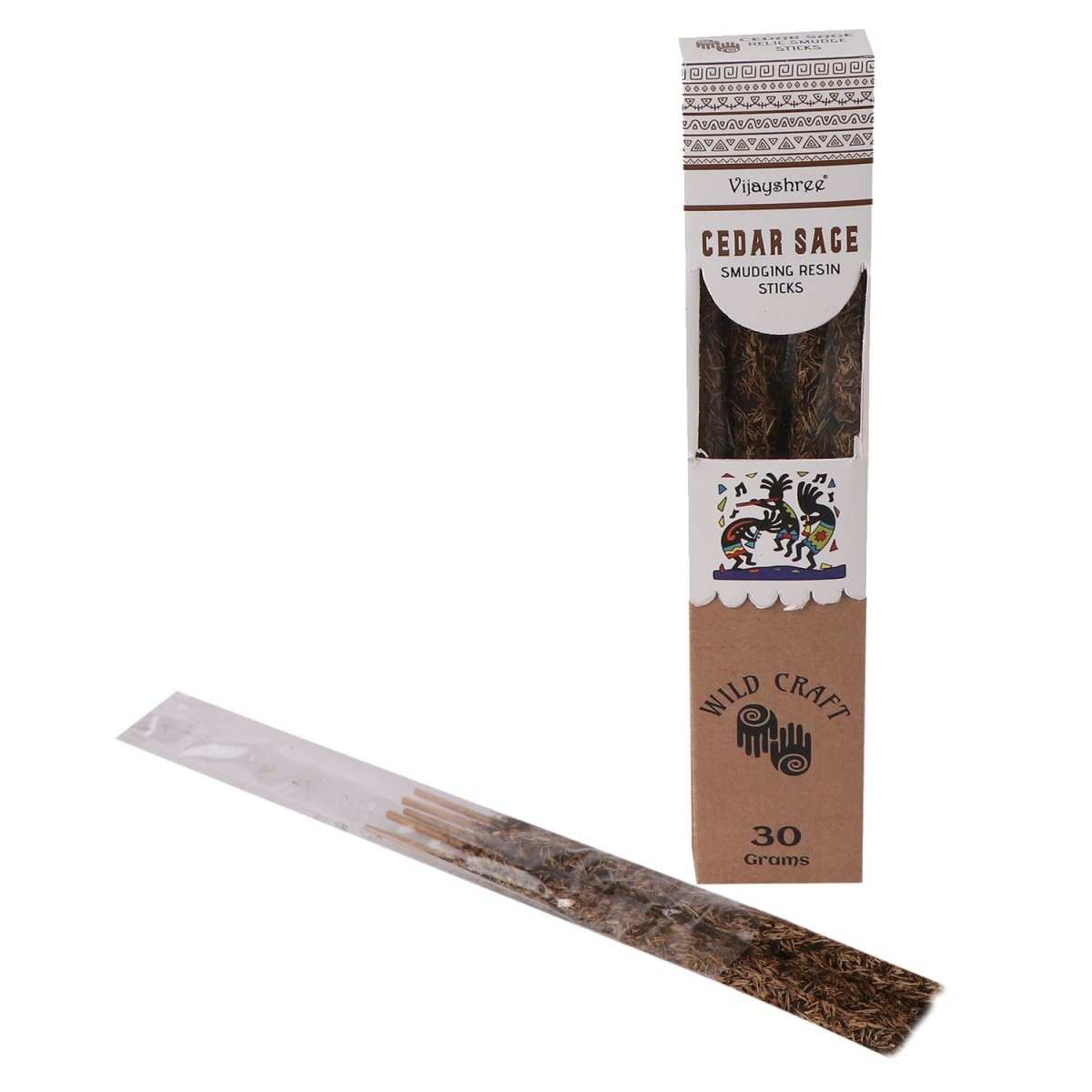 Golden Cedar Sage Smudging Resin Sticks – 30gGolden Smudging Resin SticksHeart Notes
