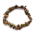 Chipstone Bracelet - Green JasperChip Stone BraceletsHeart Notes