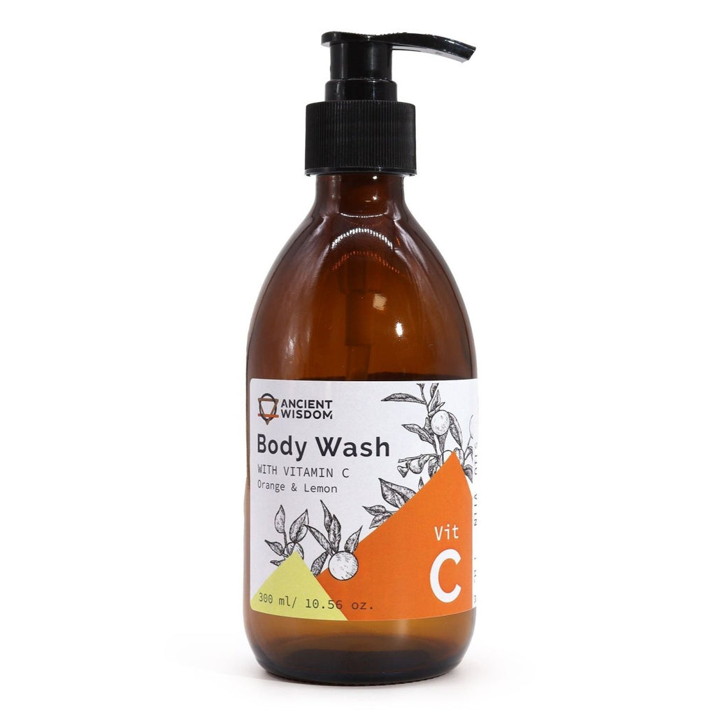 Aromatherapy Body Wash with Vitamin C – Orange & LemonVitamin C SkincareHeart Notes