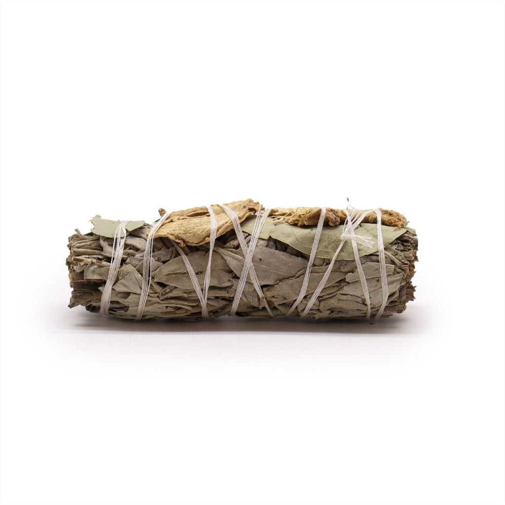 Smudge Stick - White Sage, Eucalyptus and GingerSmudge Sticks - individually wrappedHeart Notes