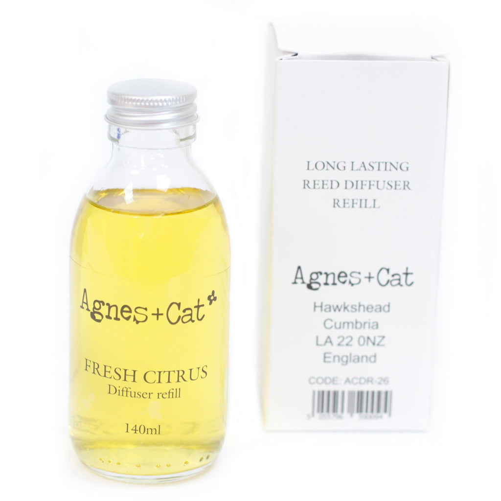 Agnes + Cat Reed Diffuser Refill - Fresh Citrus 150ml