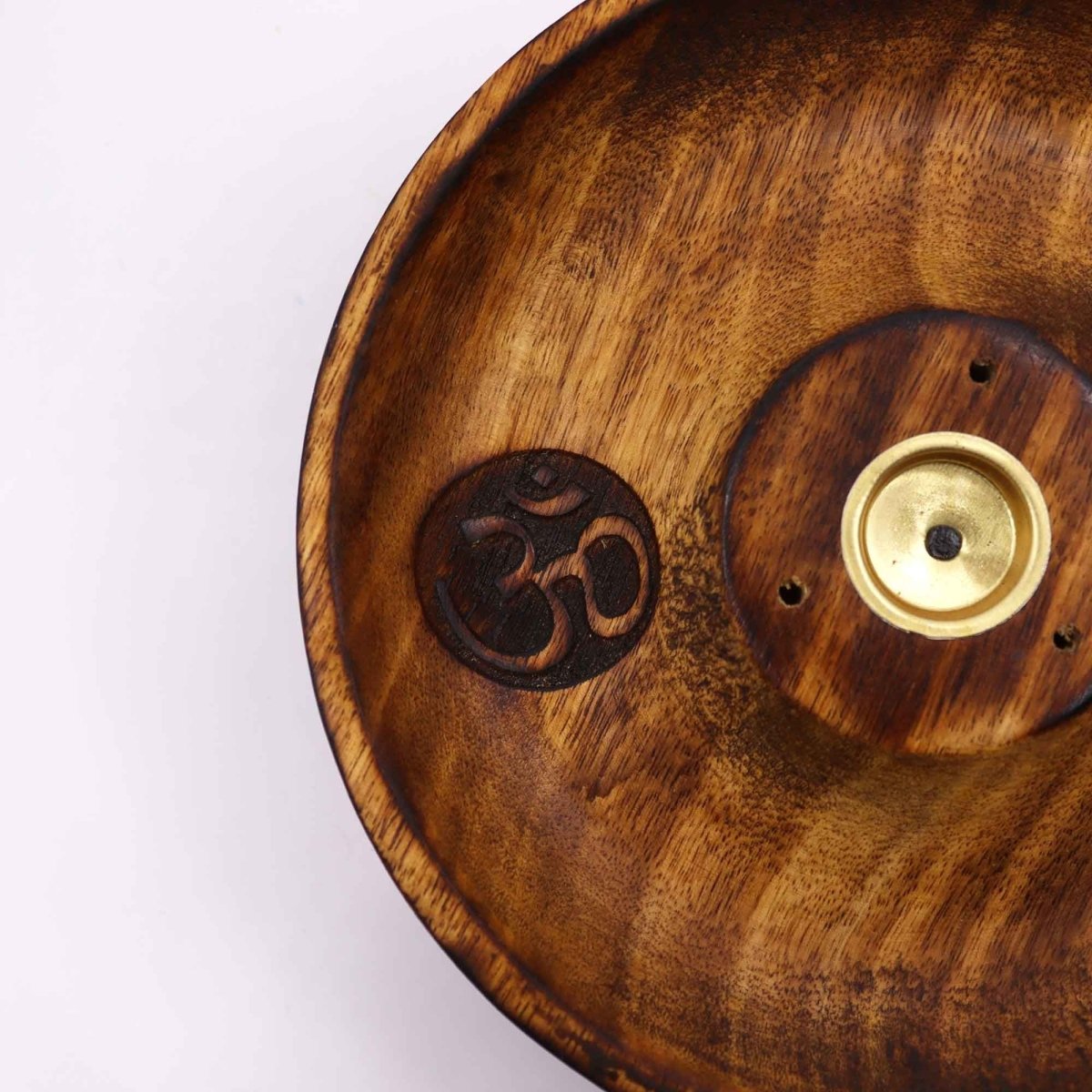 Incense Stick & Cone Burner Disc - OmIncense HoldersHeart Notes